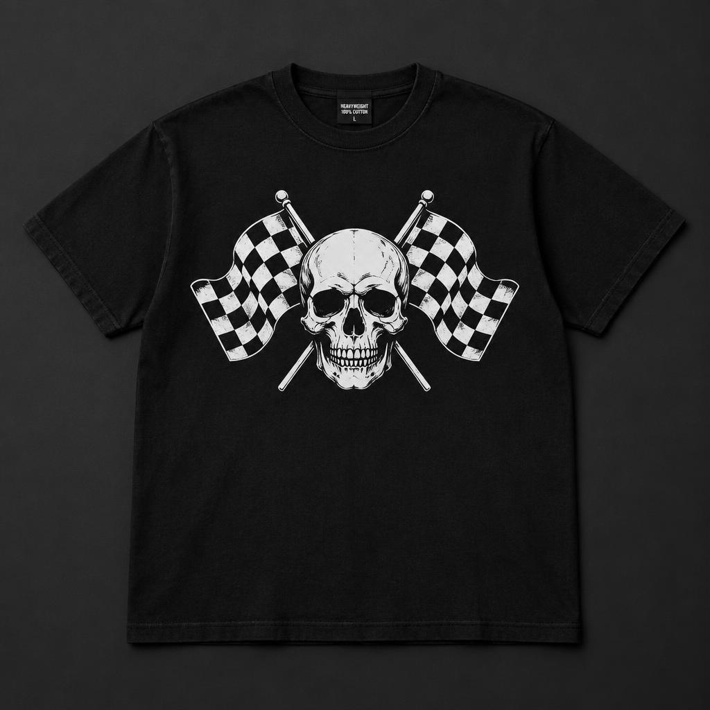 Skull & Flags Drag Tee